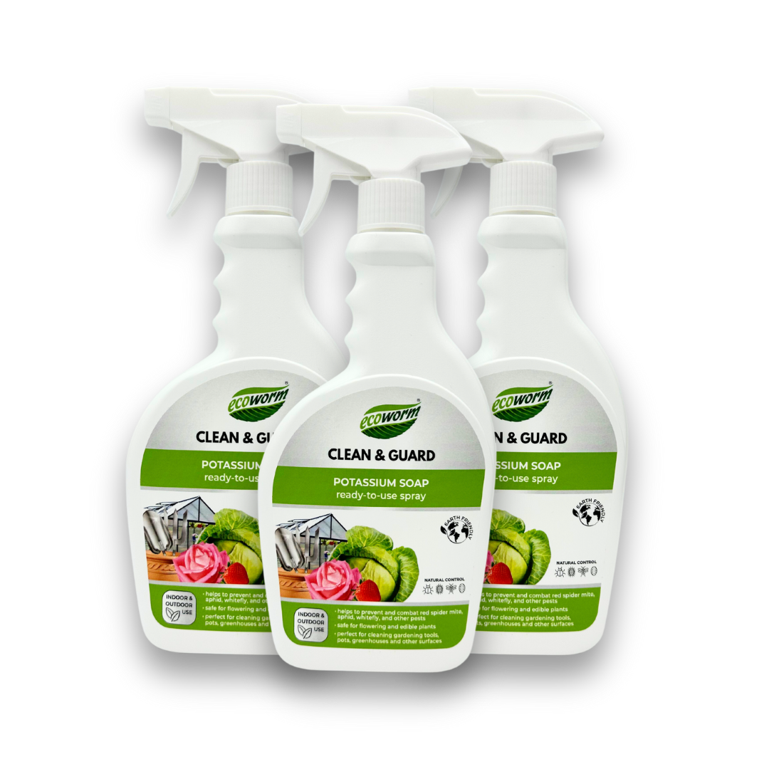 Ecoworm Potassium Soap - Natural Horticultural Soap & Bug Spray – Ready-to-Use 0.5L