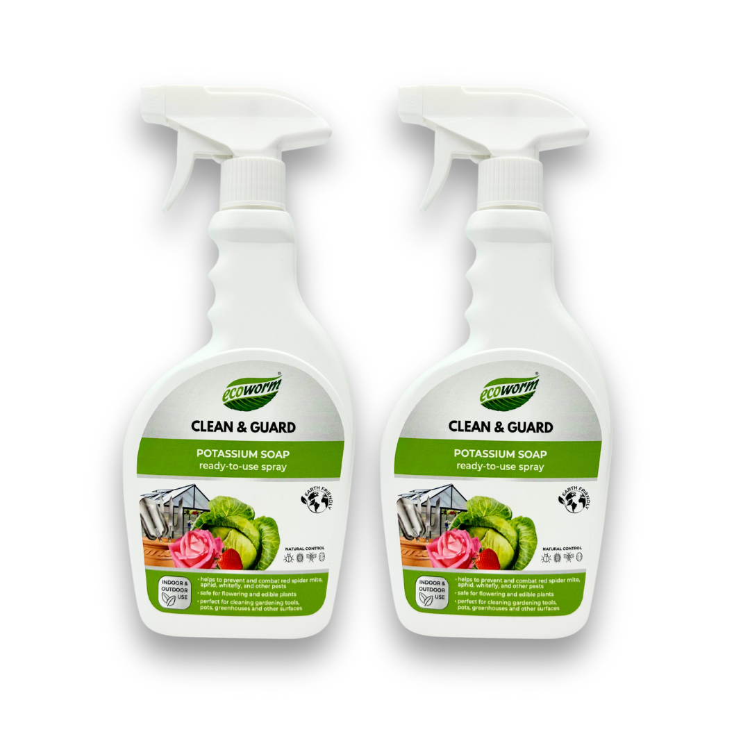 Ecoworm Potassium Soap - Natural Horticultural Soap & Bug Spray – Ready-to-Use 0.5L