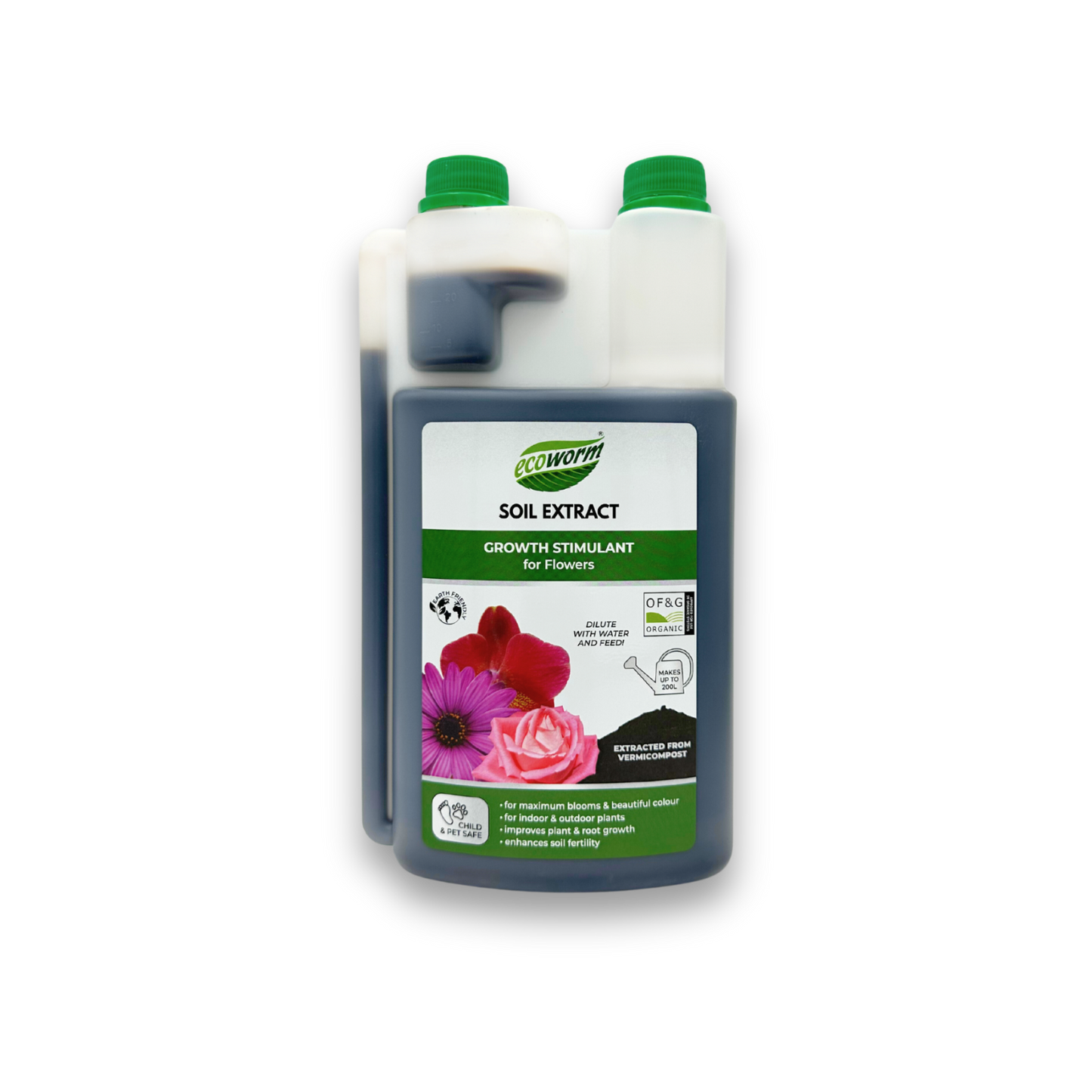 Ecoworm Soil Extract for Flowers 1L