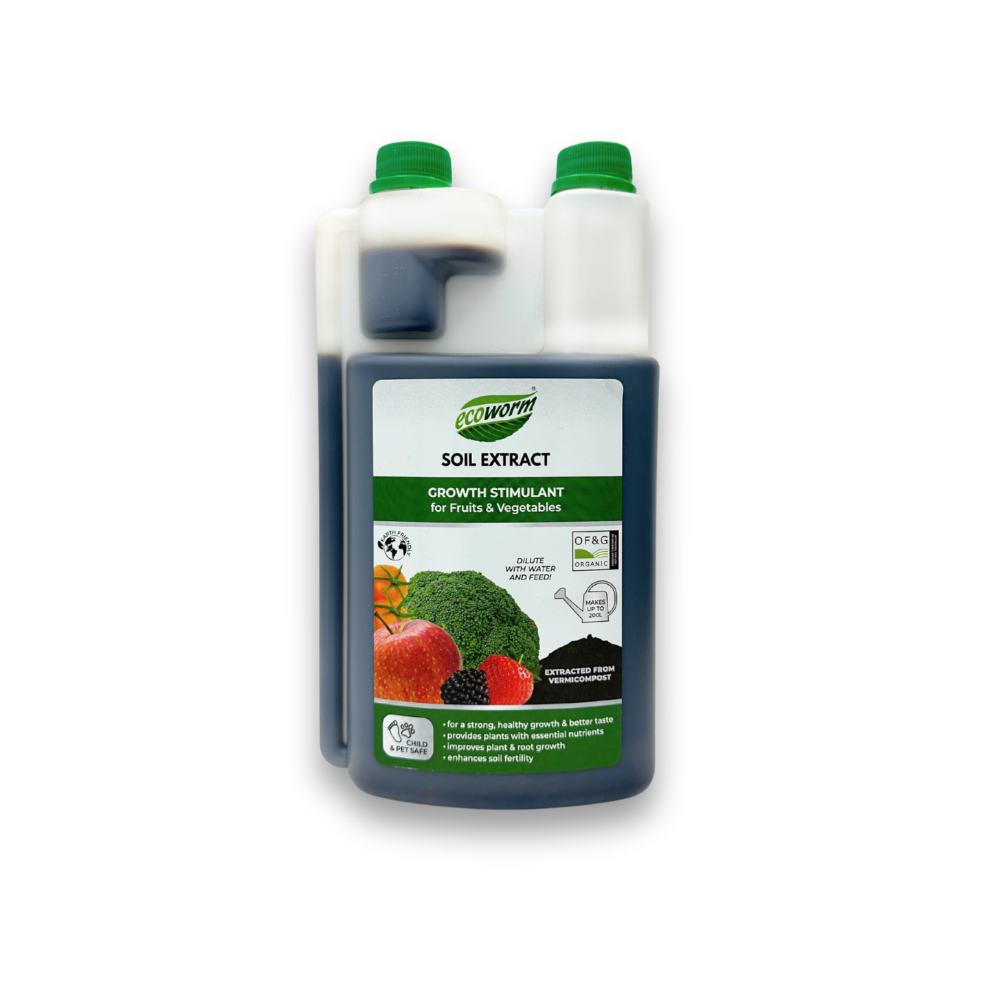 Ecoworm Soil Extract for Fruits & Vegetables 1L